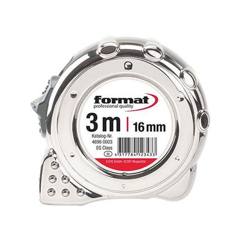 Cinta métrica de bolsillo3mx13mm amari. FORMAT