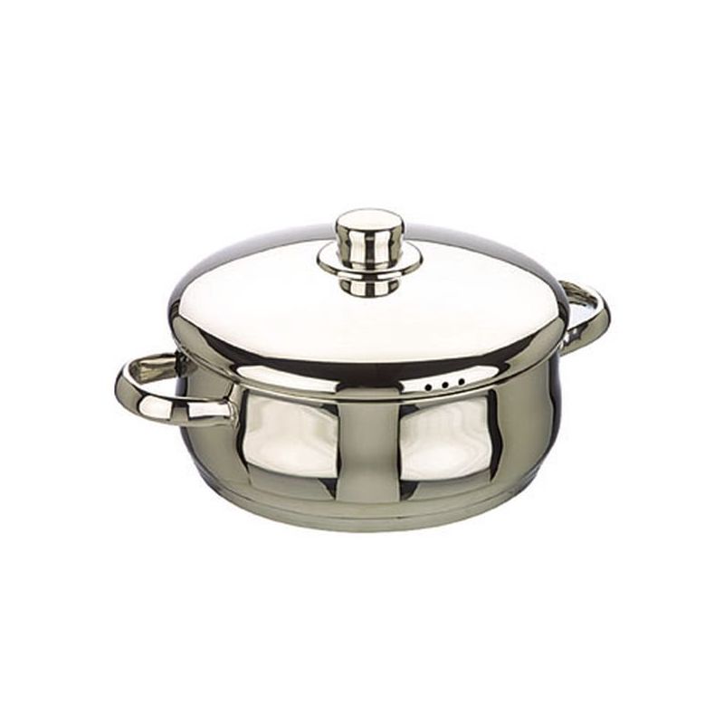 CACEROLA 24CM C/TAPA INOX OSLO IBILI                        