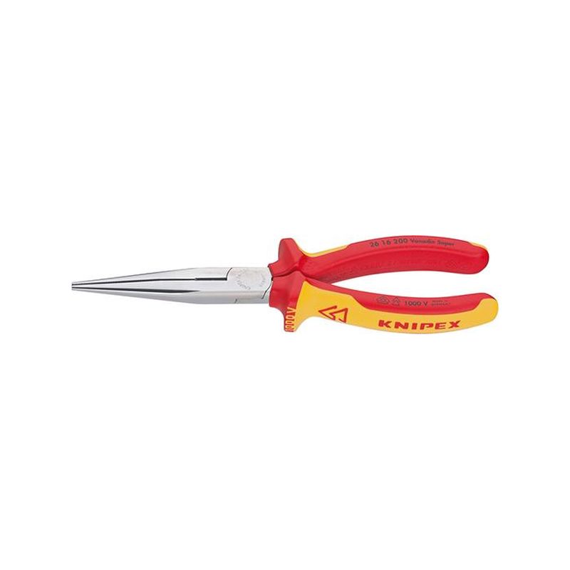 Alicate redondo plano VDE200mm no.2616 Knipex