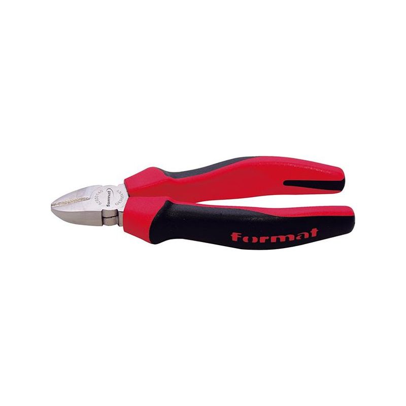 Alicate de corte diagonal160mm 2-comp.-mang FORMAT