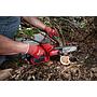 Sierra de poda M12 FUEL™ HATCHET™, espada 150mm (6"), velocidad de cadena 5m/s, paso de cadena 3/8", grosor de cadena 1,1mm (0,043"), freno de cadena, lubricado automático. Se suministra con 2 baterías M12B6 y cargador C12C, en HD-box