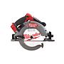 Sierra circular para madera M18 FUEL™, diámetro del disco 190mm, máxima profundidad de corte 66mm, 5800rpm, compatible con raíl guía. Se suministra en versión cero, sin baterías ni cargador