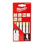 Segueta Cort.curvos con dentado trasero 75mm paso 2,5/2,5mm - 5uds