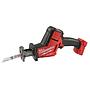 M18FHZ-0X Sierra de sable de una mano M18 FUEL™ HACKZALL™, carrera 22mm, 0-3000cpm, FIXTEC™. Se suministra en versión cero, sin baterías ni cargador, en HD-box