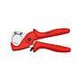Cortador mangueras/tubos protegidos 185mmPLASTICUT Knipex