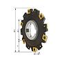 Fresa de disco sin reborde Z8 D 80x4 mm