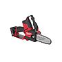 M12FHS-602X Sierra de poda M12 FUEL™ HATCHET™, barra 15cm (6"), velocidad de cadena 5m/s, cadena 3/8" bajo perfil solo con dientes de corte, lubricado automático, incluye llave de servicio y funda de plástico para barra. Se suministra con 2 baterías M12B6 y cargador C12C, en HD-box