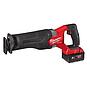 M18FSZ-502X Sierra de sable M18 FUEL™ SAWZALL™, carrera 28,6mm, 0-3000cpm, FIXTEC™. Se suministra con 2 baterías M18B5 y cargador rápido M12-18FC, en HD-box