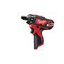 M12BD-0 Atornillador subcompacto M12™, recepción 1/4" hex, 2 velocidades, par máximo 30Nm. Se suministra en versión cero, sin baterías ni cargador