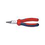 Alicate de boca redonda  160mm mango c.PVC Knipex