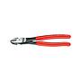 Alicates de corte        diagonal de fuerza conmango de plásticopulido 250 mm Knipex